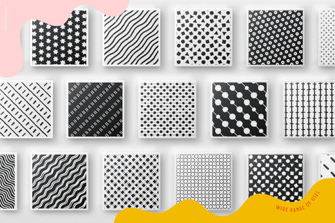 Handmade Patterns Bundle - 300 Seamless Patterns, Brushes & Shapes