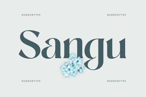 Sangu - Sophisticated Serif Typeface