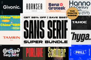 The Sans Serif Super Bundle