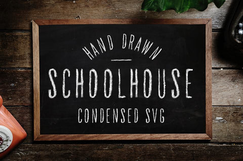 Schoolhouse - SVG Font