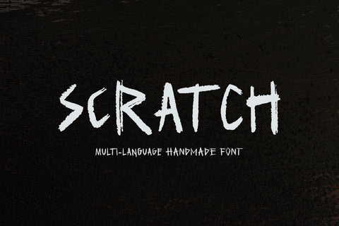 Scratch - Hand Drawn Font
