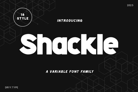 Shackle - Variable Font Family - Pixel Surplus