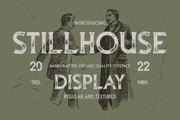 Stillhouse - Textured Vintage Typeface