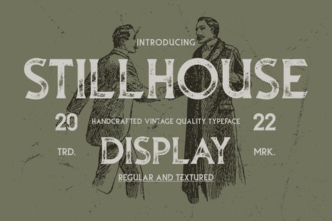 Stillhouse - Textured Vintage Typeface