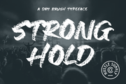 Stronghold - A Dry Brush Typeface