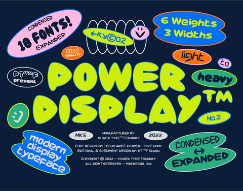 Power Display Typeface - Free Font