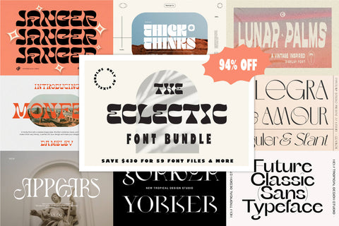 The Eclectic Font Bundle
