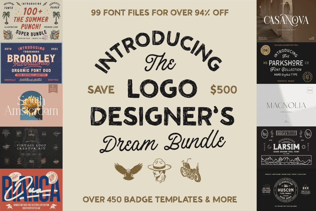 The Logo Designer's Dream Bundle - Pixel Surplus