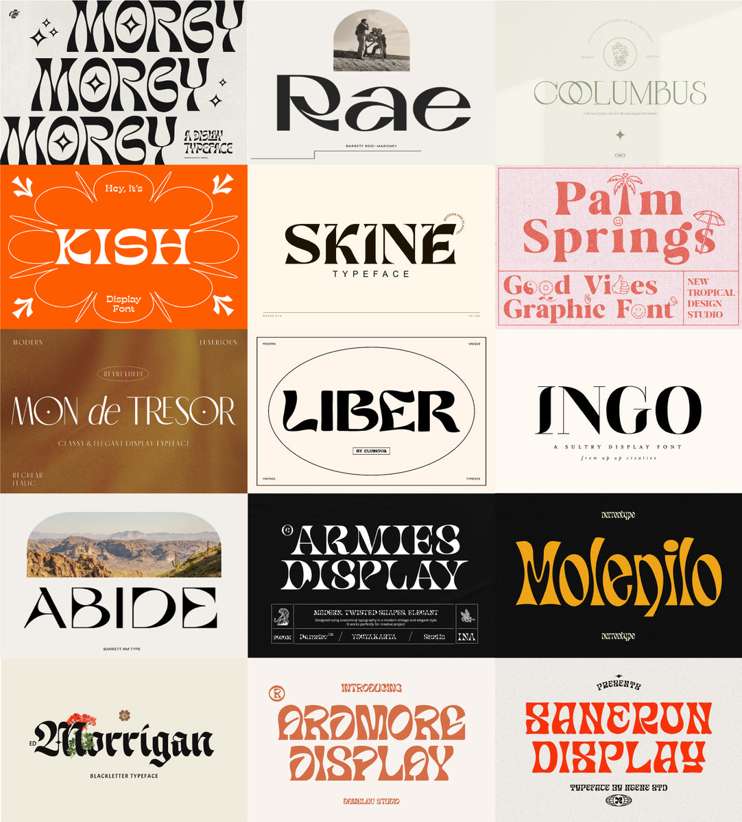 The Stunning Display Font Bundle – Pixel Surplus