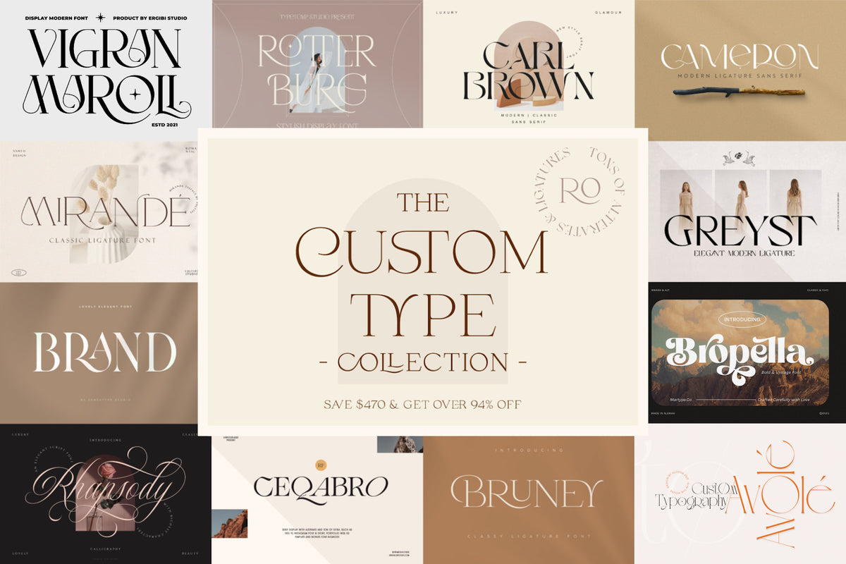 The Custom Type Collection – Pixel Surplus