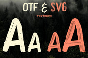 Traverse - Hand Drawn Font OTF + SVG