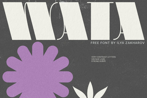 Wata - Free Sans Serif Display Font