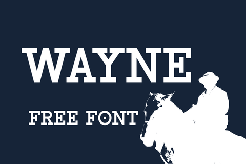 Wayne - Free Modern Western Slab Serif