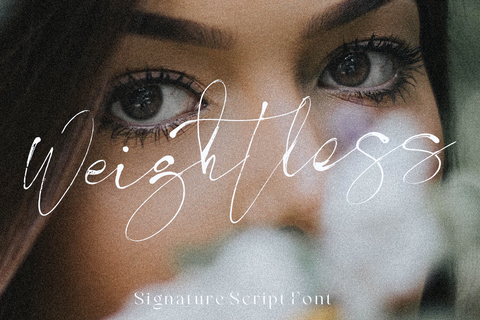 Weightless - Thin Signature Script Font