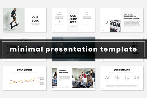 Free Minimal Presentation Template - Pixel Surplus