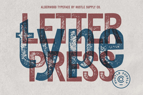 Alderwood - A Condensed Hand Drawn Typeface