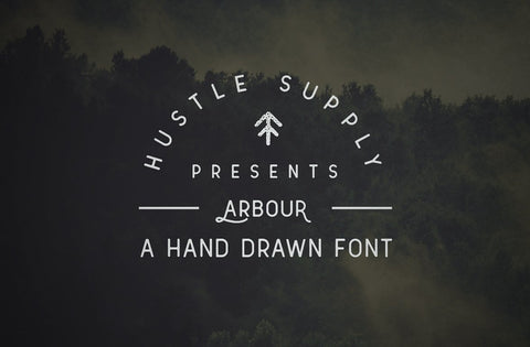 Arbour - Hand Drawn Font