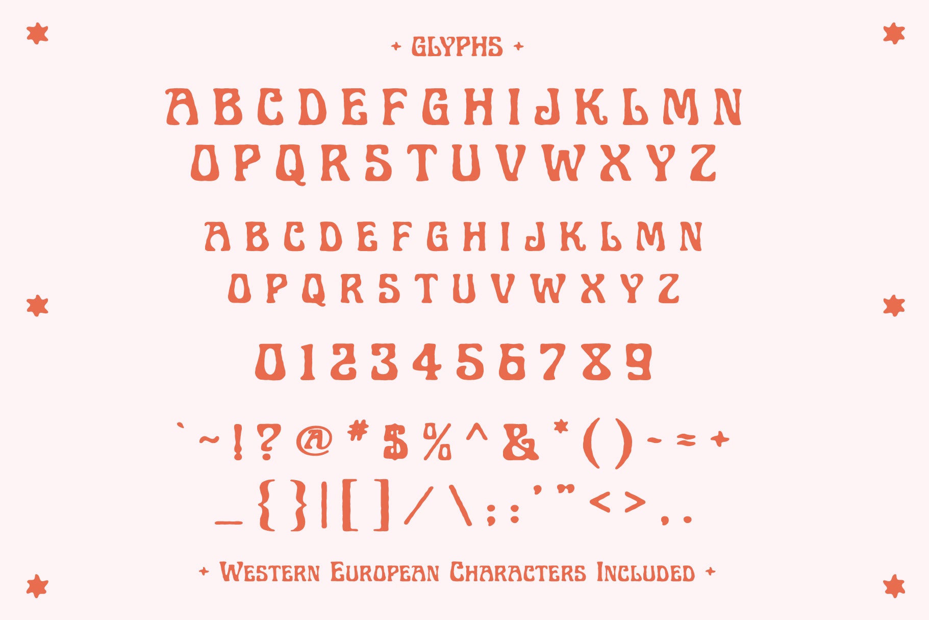 ArtNuvo Rough Psychedelic Font Pixel Surplus