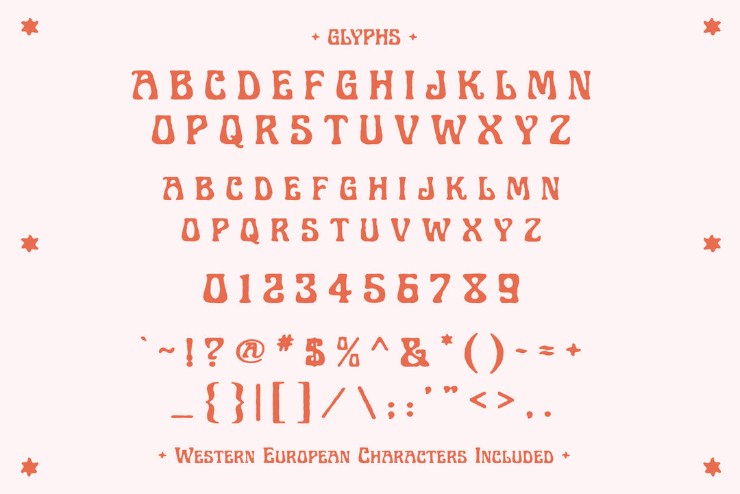 Art-Nuvo - Rough Psychedelic Font – Pixel Surplus