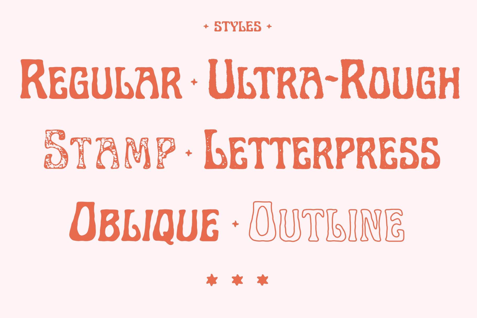 ArtNuvo Rough Psychedelic Font Pixel Surplus