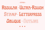 Art-Nuvo - Rough Psychedelic Font