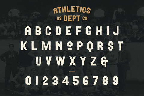 The Athletics Dept - Hand Drawn Font
