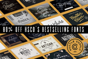 SALE | The Bestseller's Font Bundle