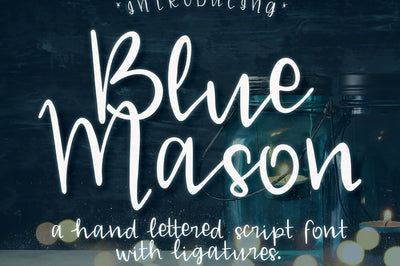 Blue Mason - Free Script Font - Pixel Surplus