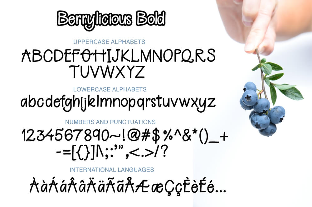 Berrylicious - Free Font - Pixel Surplus