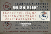Buckwheat - Free Handpainted SVG Font - Pixel Surplus