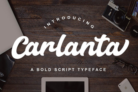 Carlanta - Free Bold Script Font - Pixel Surplus