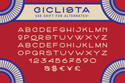 Ciclista - Extended Sans Serif Font