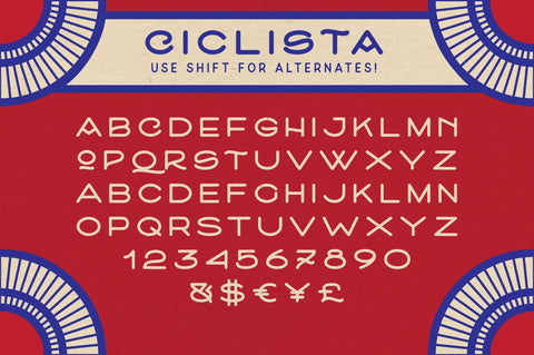 Ciclista - Extended Sans Serif Font