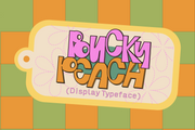 Bucky Peach - Free Display Typeface