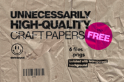 6 Free Craft Paper Textures Pack