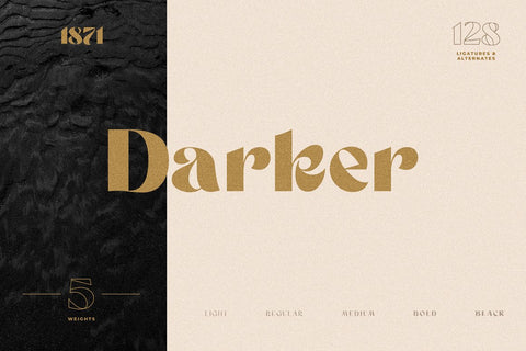 Darker Sans Serif + Extras