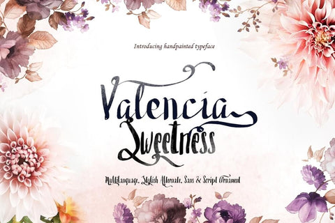 Valencia Sweetness - Free Font