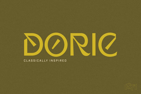 Doric - Classically Inspired Sans