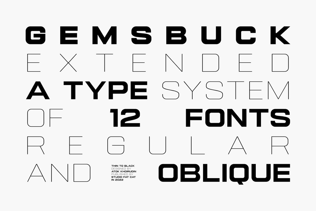 Modern Industrial Font Bundle – Pixel Surplus
