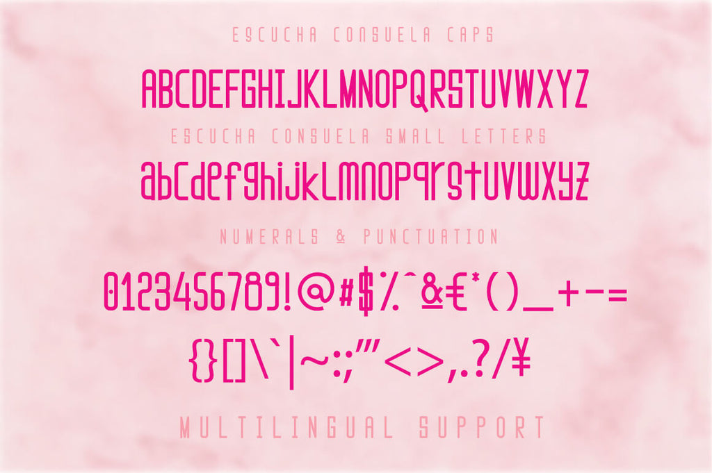 Escucha Consuela - Free Stylish & Modern Font Duo - Pixel Surplus