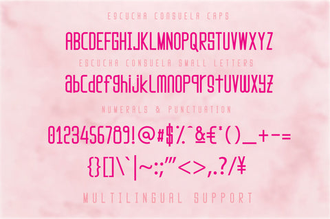 Escucha Consuela - Free Stylish & Modern Font Duo - Pixel Surplus