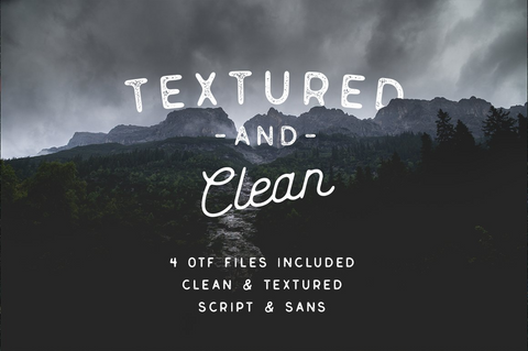 Genuine Script - Textured Type Duo