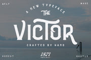 The Victor - Handcrafted Typeface