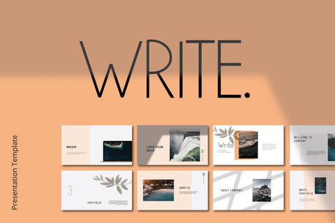 writing powerpoint backgrounds