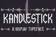 Kandlestick - Free Display Font