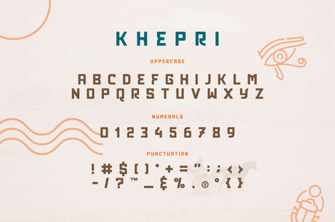 Khepri - Free Modern Egyptian Typeface - Pixel Surplus