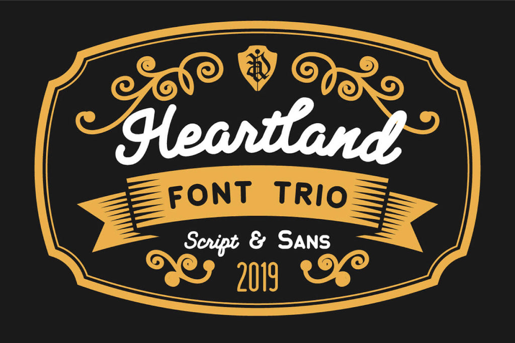 Heartland - Free Vintage Rounded Sans Serif - Pixel Surplus