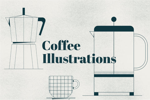 Free Outlined Coffee Illustrations