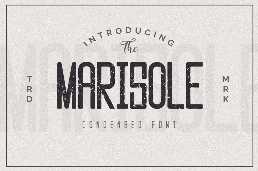 Marisole - Free Vintage Textured Font - Pixel Surplus