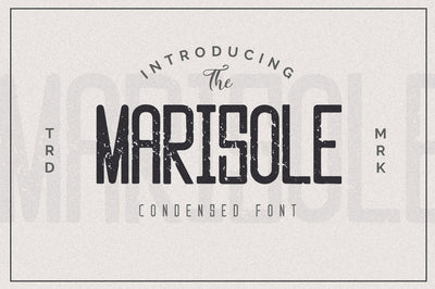 Marisole - Free Vintage Textured Font - Pixel Surplus